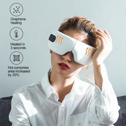 Hot Compress Eye Massager  Mask For Relief and beauty
